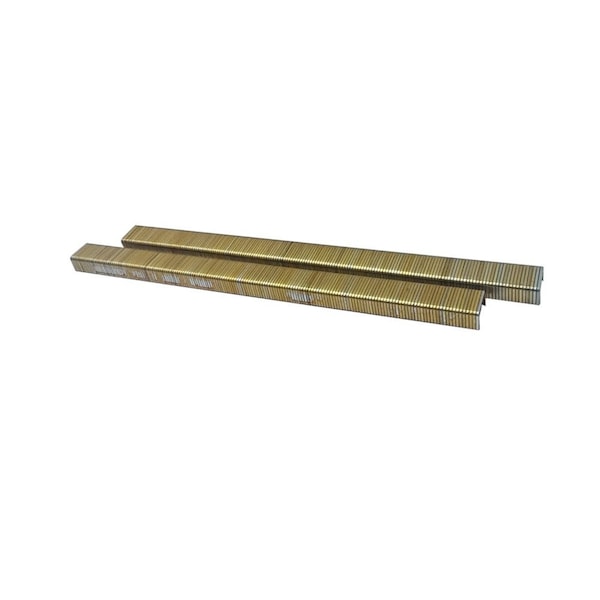 Air Locker Staples, 22 ga, Standard Crown, 1/2 in Leg L, Steel, 10000 PK 7112 - main